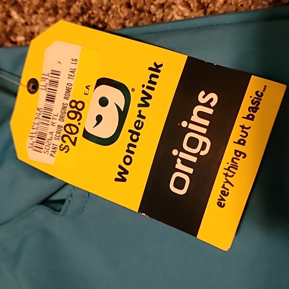 WonderWink Womens Blue Scrubs Pants. NWT - Picture 4 of 4